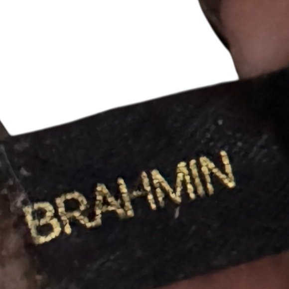 Brahmin Carla Fushsia Croc Embossed Leather Tote Purse Pink Shopper Shoulder Bag - Picture 13 of 16